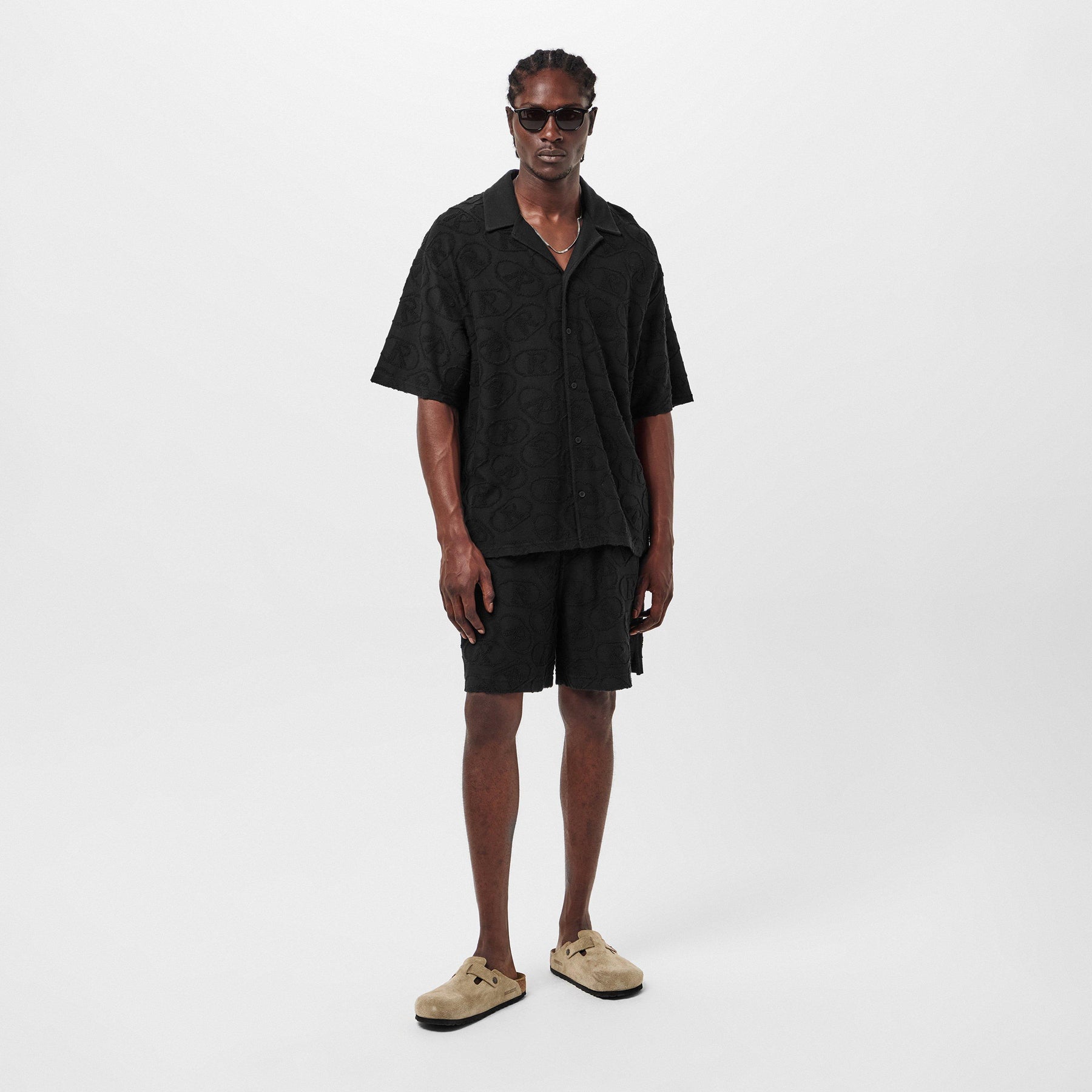 Men's Rep All-over Towel Shirt, Towel Fabric