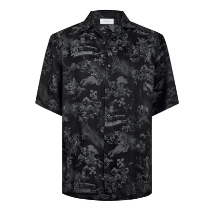 Fresco Bowl Short Sleeve Patterned Shirt