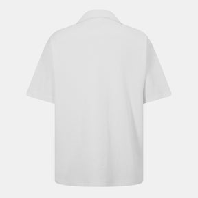 Men's Embroidered Waffle Bowling Shirt