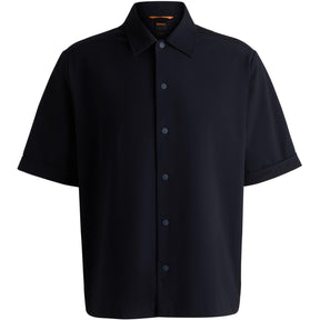 Men's Lapoully Seer Plain Short-Sleeve Shirt