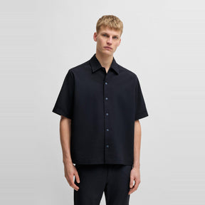 Men's Lapoully Seer Plain Short-Sleeve Shirt