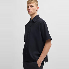 Men's Lapoully Seer Plain Short-Sleeve Shirt
