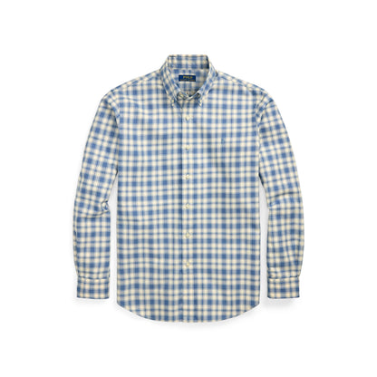 Custom Fit Plaid Oxford Shirt