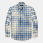 Custom Fit Plaid Oxford Shirt