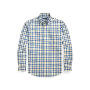 Custom Fit Plaid Oxford Shirt