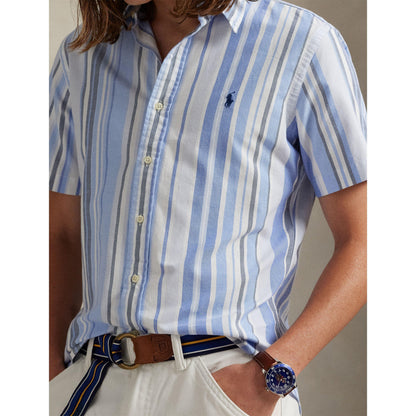 Custom Fit Striped Oxford Shirt