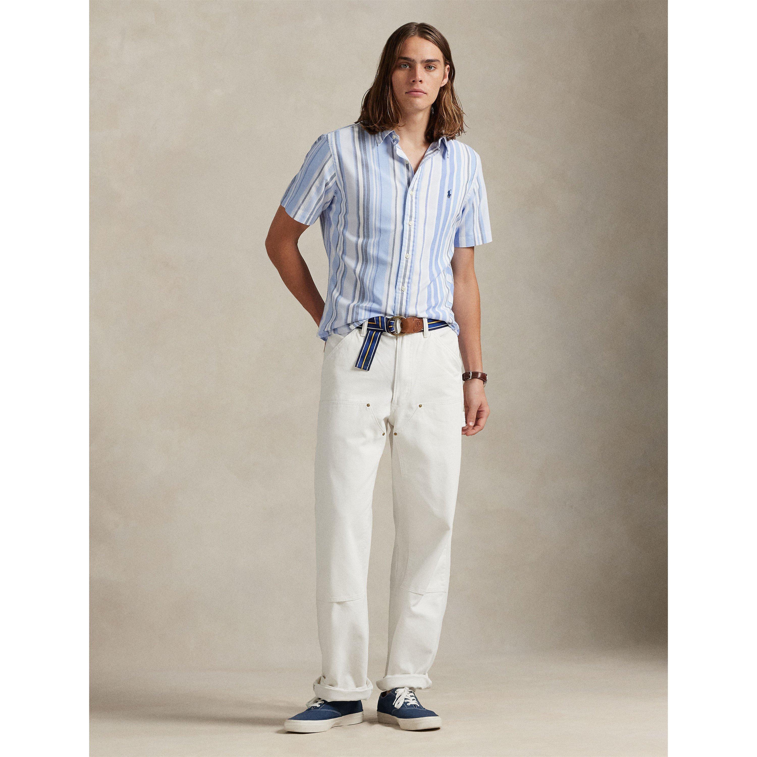 Custom Fit Striped Oxford Shirt
