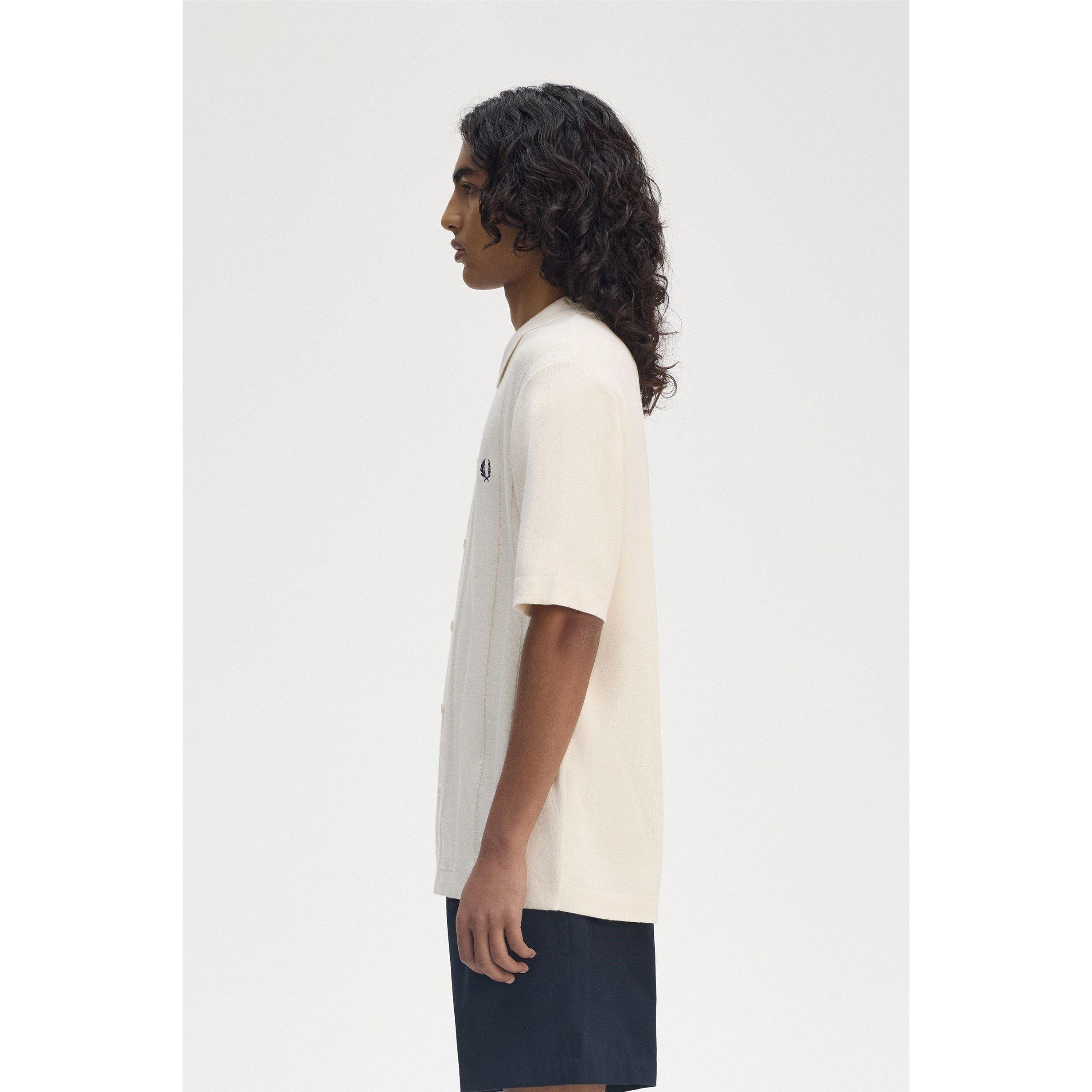 Short-Sleeve Plain Shirt