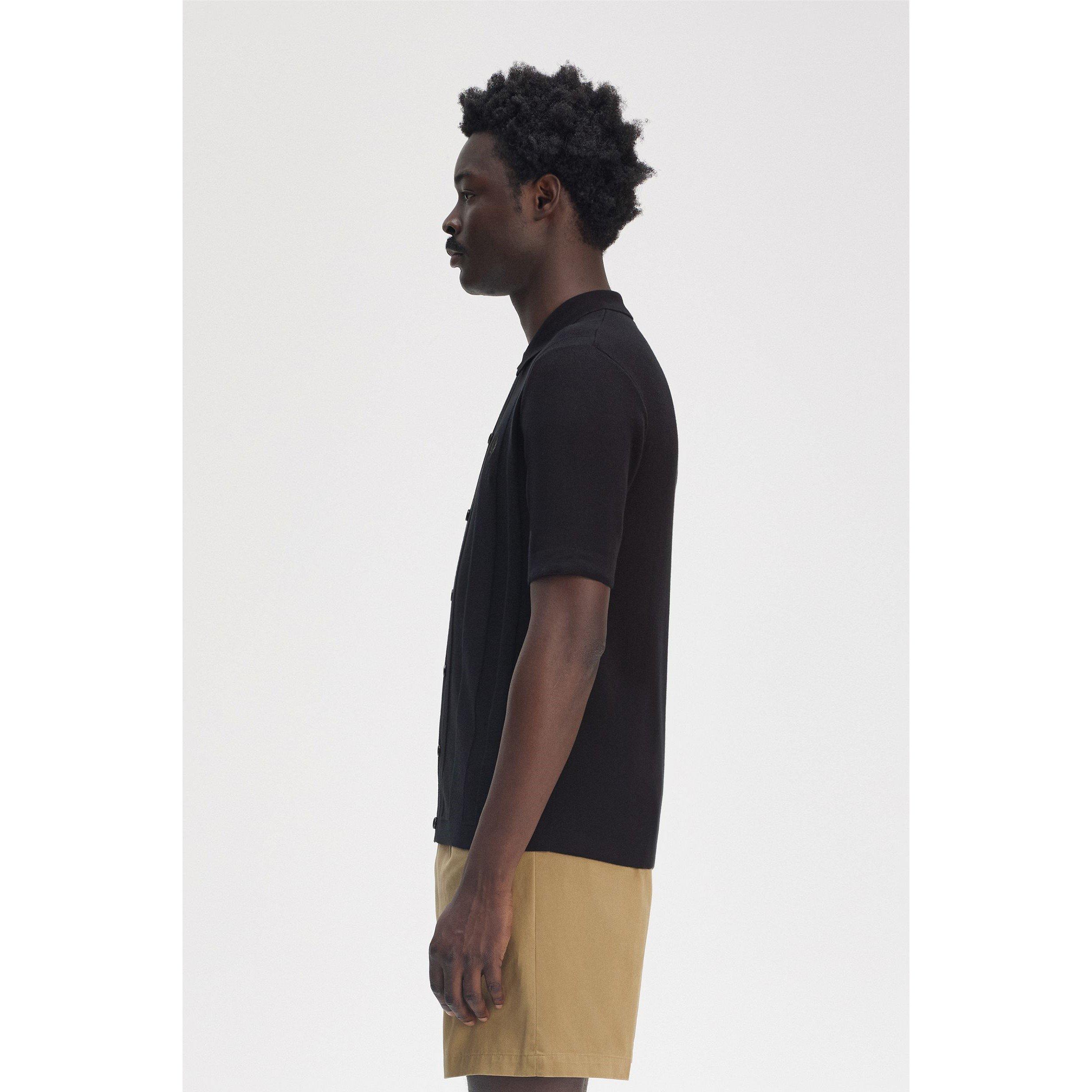 Short-Sleeve Plain Shirt