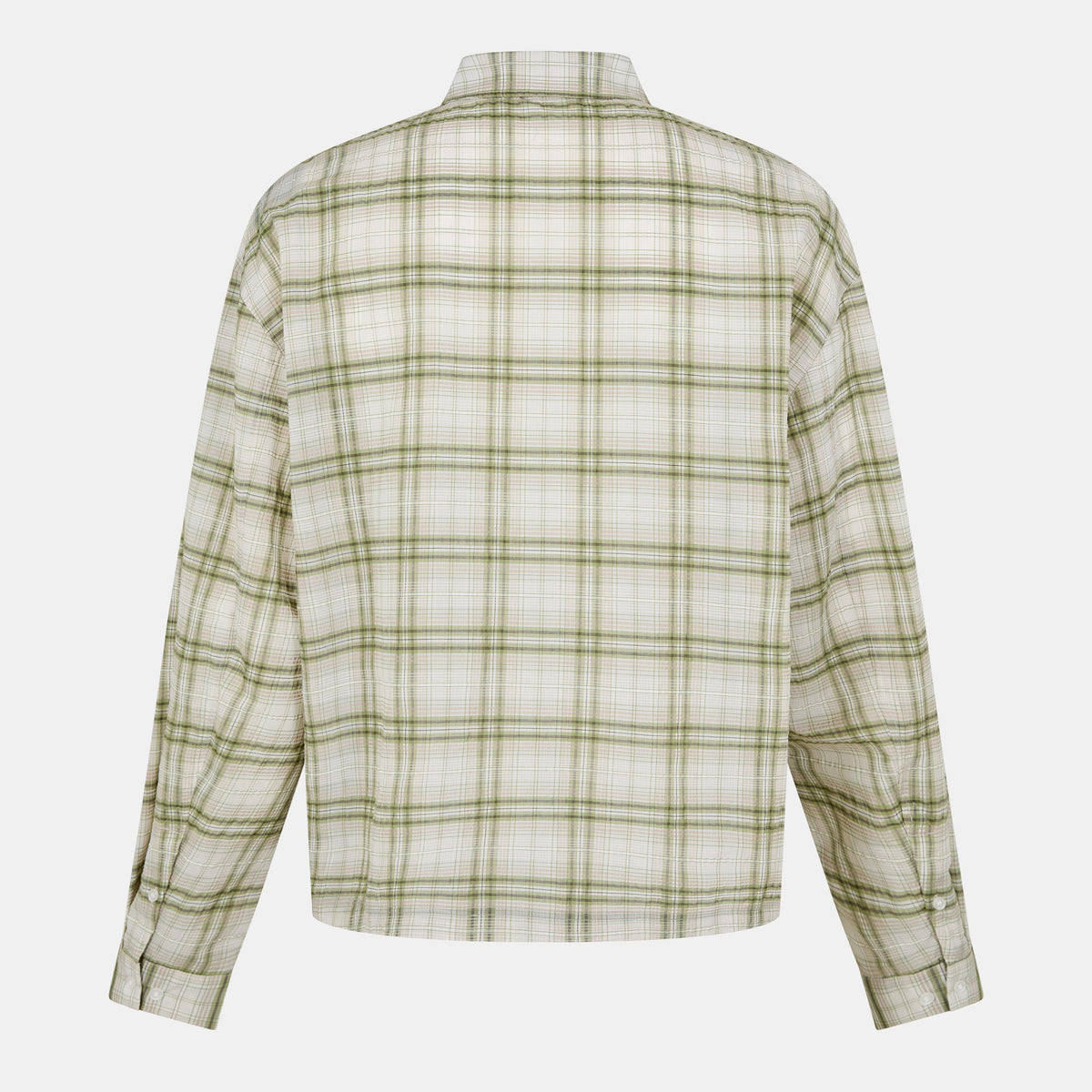 Men's Rep Sheer Flan Shirt, Sheer Fabric