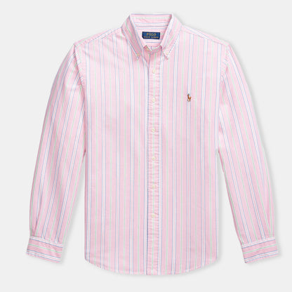 Multi-coloured Striped Poplin Shirt