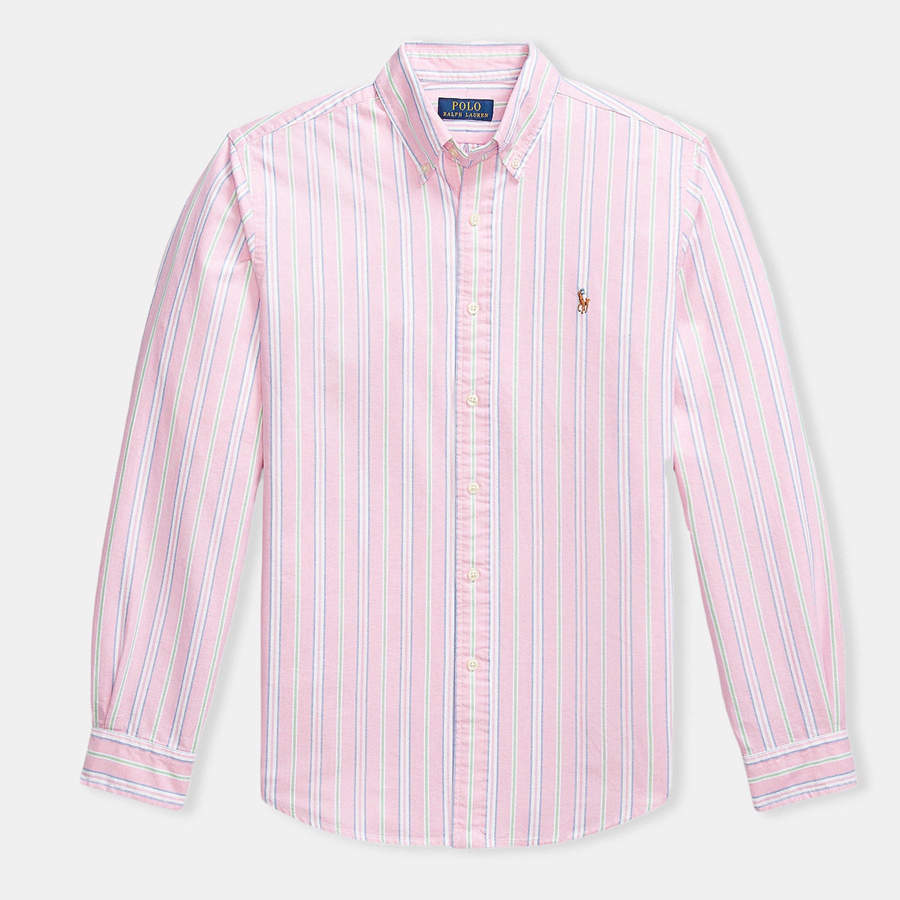 Multi-coloured Striped Poplin Shirt