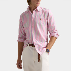 Multi-coloured Striped Poplin Shirt