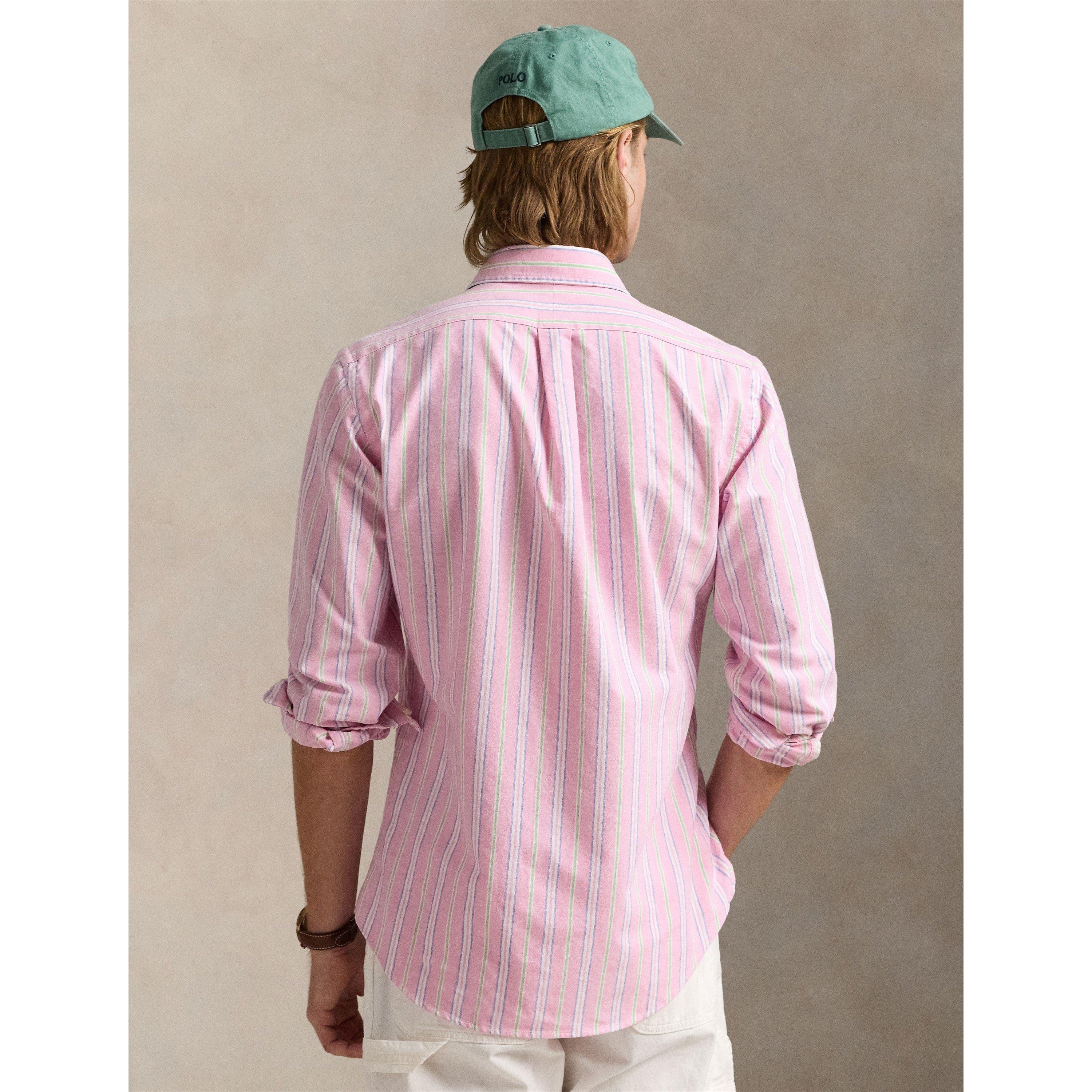 Multi-coloured Striped Poplin Shirt