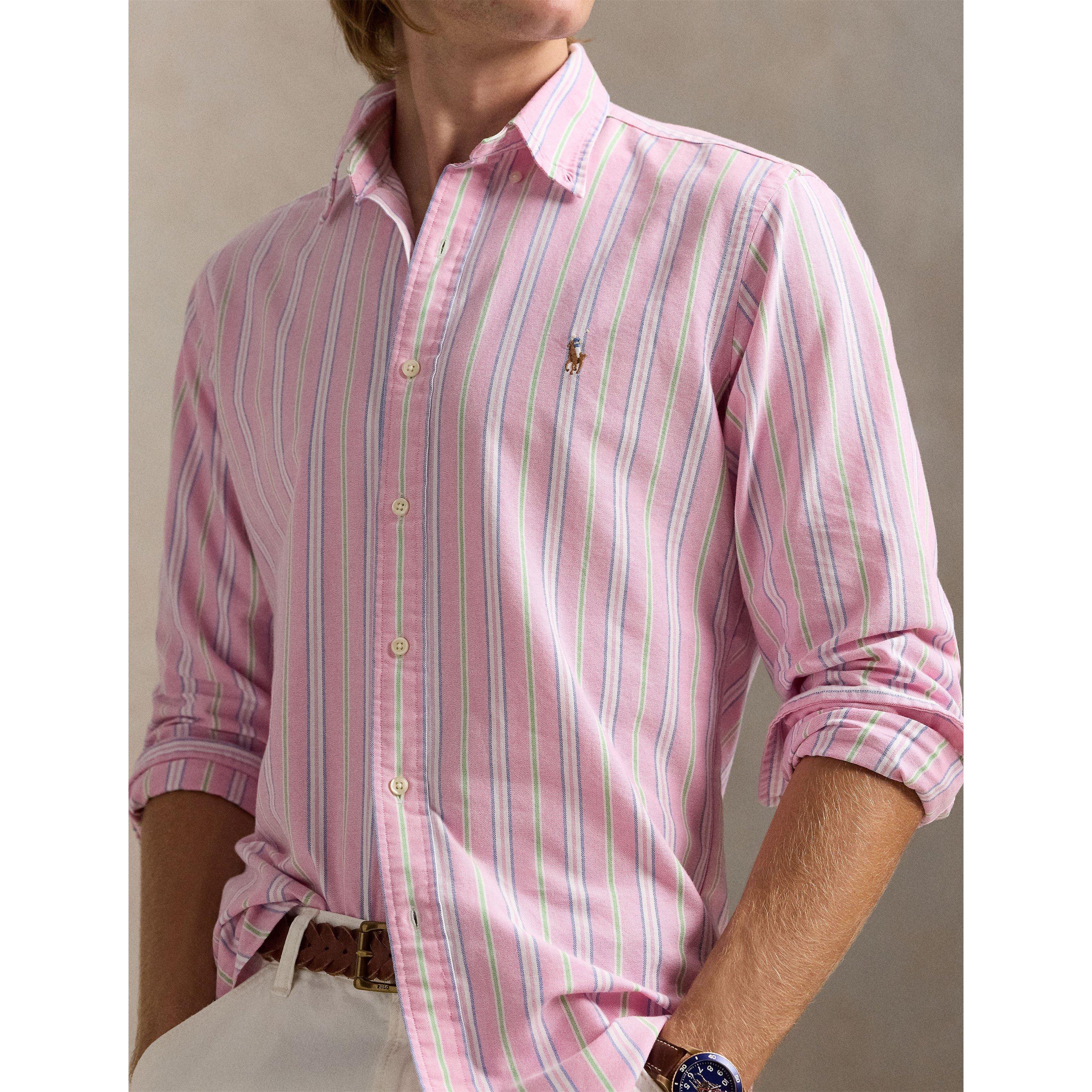 Multi-coloured Striped Poplin Shirt