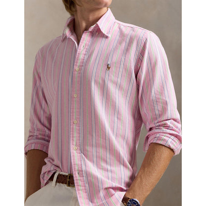 Multi-coloured Striped Poplin Shirt