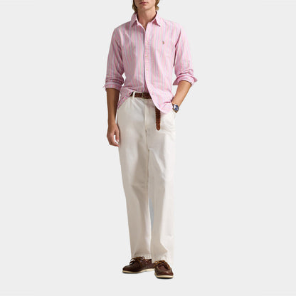 Multi-coloured Striped Poplin Shirt
