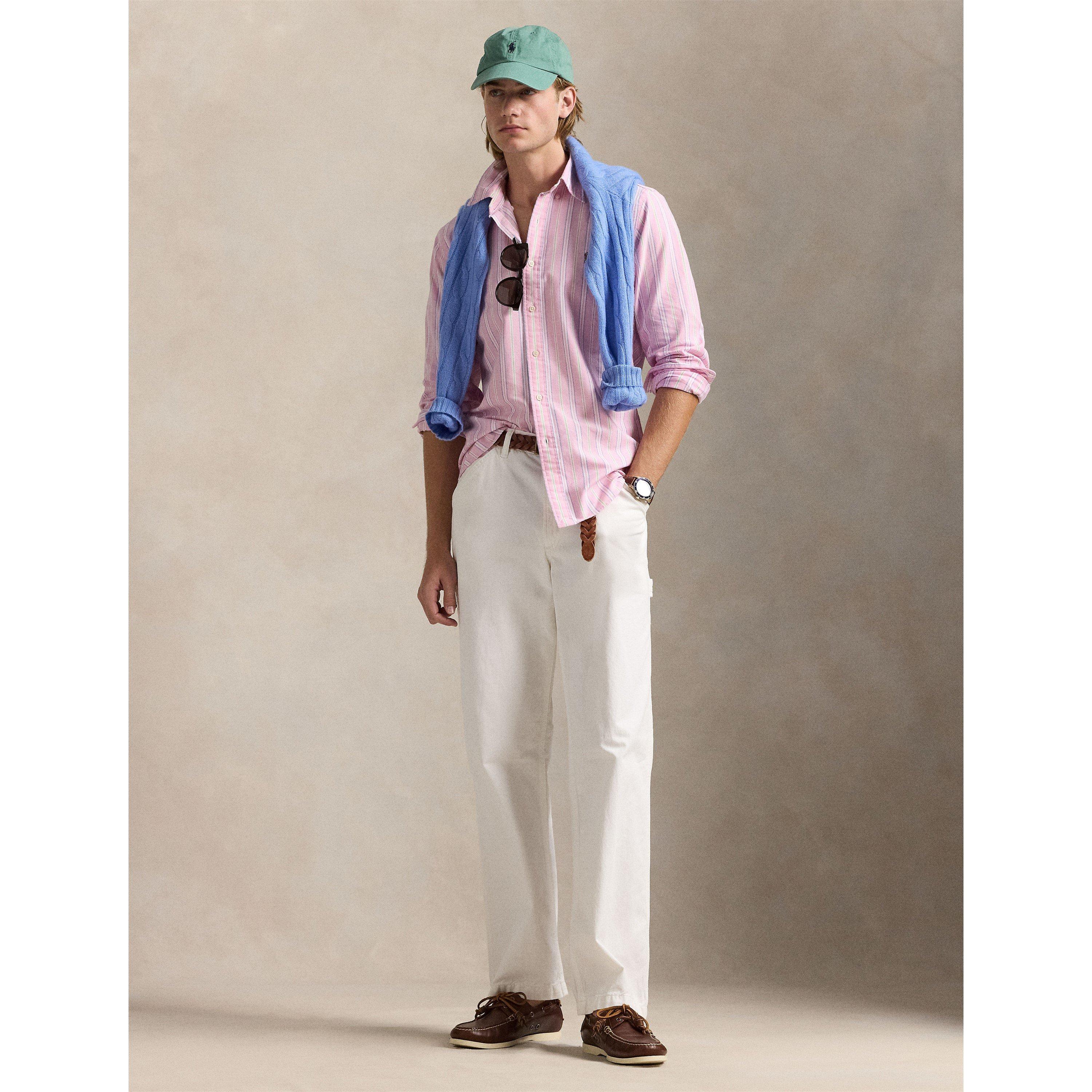 Multi-coloured Striped Poplin Shirt
