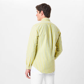 Multi-coloured Striped Poplin Shirt