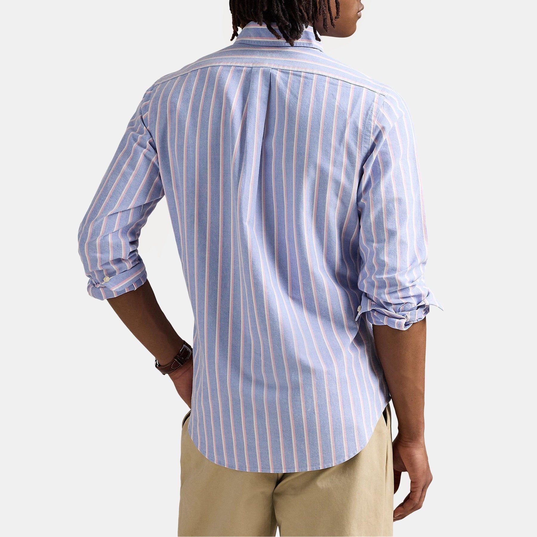 Multi-coloured Striped Poplin Shirt