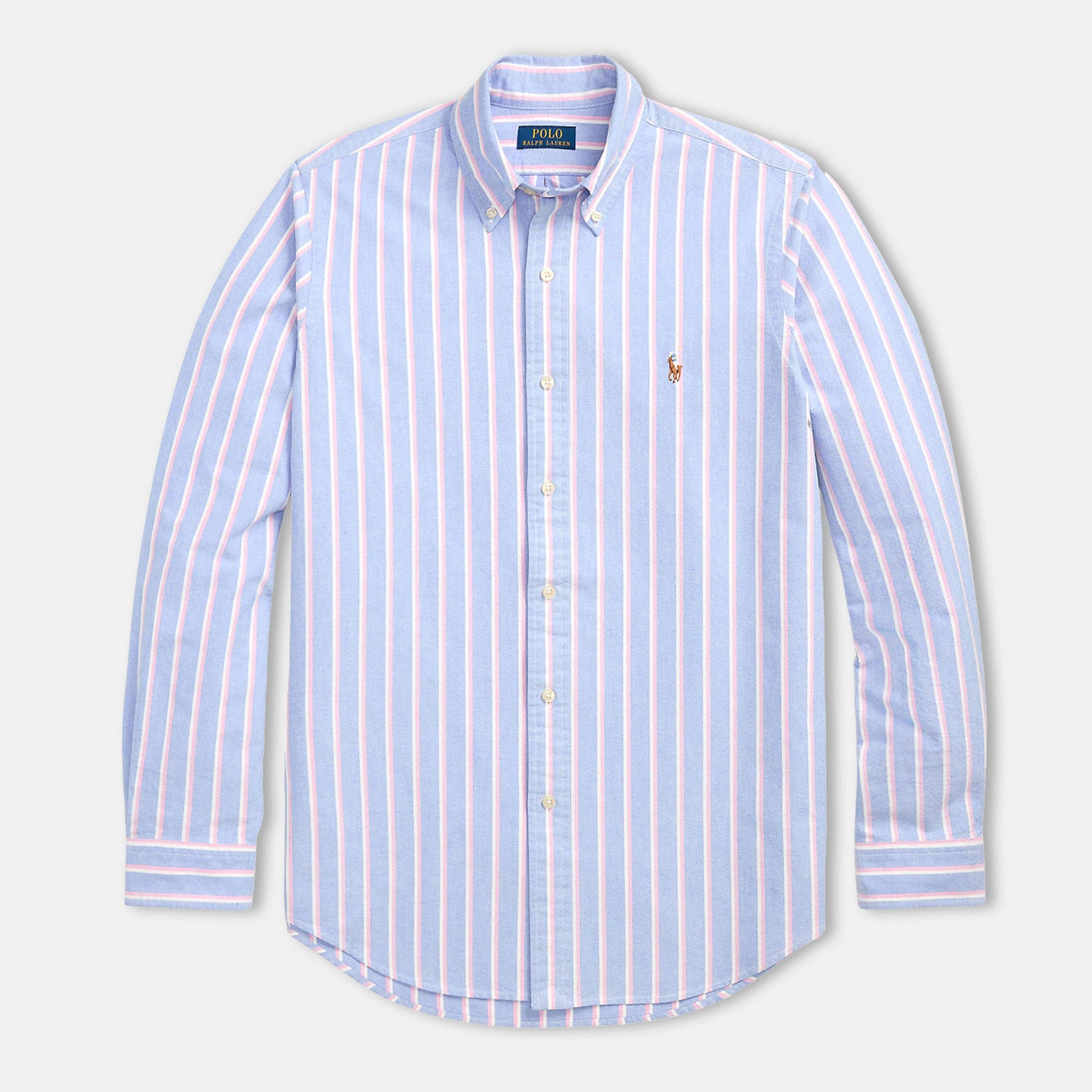 Multi-coloured Striped Poplin Shirt