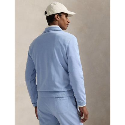 Loopback Terry Cotton Quarter Zip Sweater
