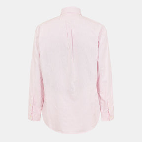 Men's Oxford Striped Long-Sleeve Patterned Shirt