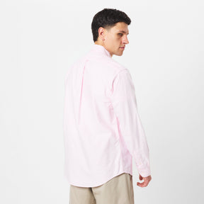 Men's Oxford Striped Long-Sleeve Patterned Shirt