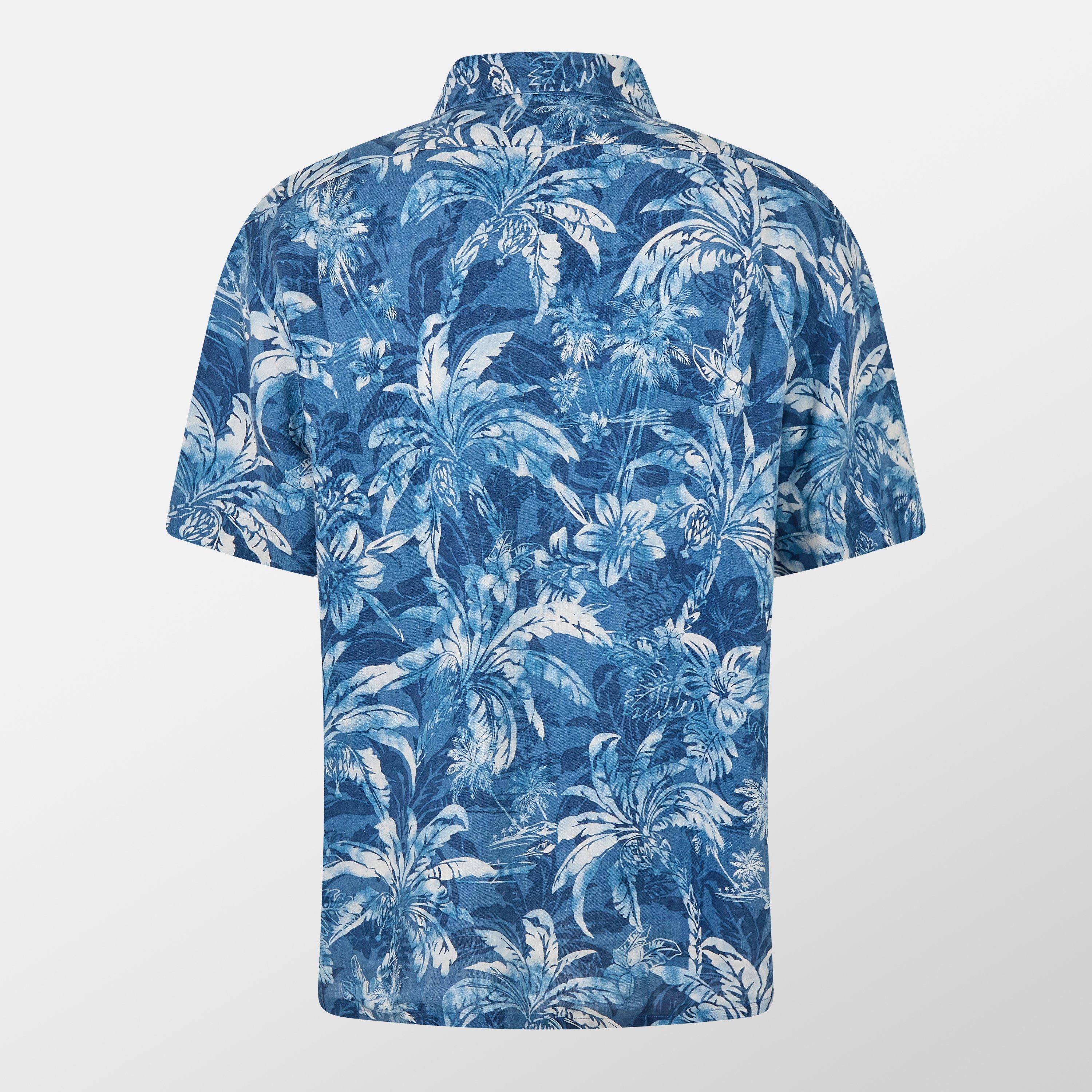 Linen Palm Shirt
