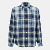 Men's DSQ Vintage Long-Sleeve Patterned Shirt