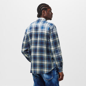 Men's DSQ Vintage Long-Sleeve Patterned Shirt