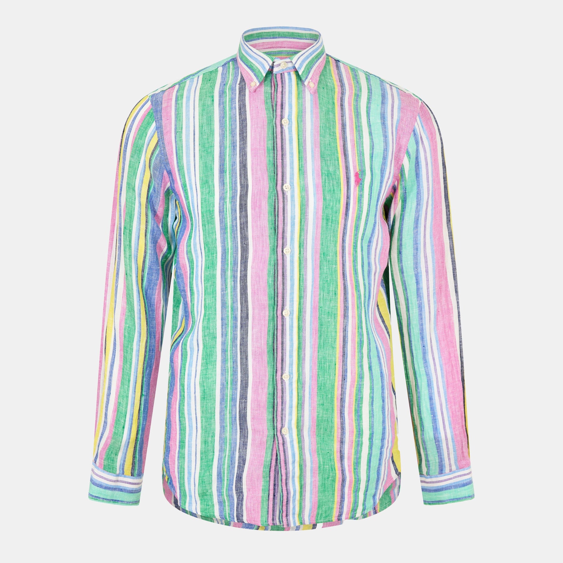 Men's Long-Sleeve Patterned Shirt