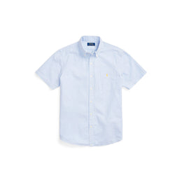 Striped Seersucker Short Sleeve Shirt