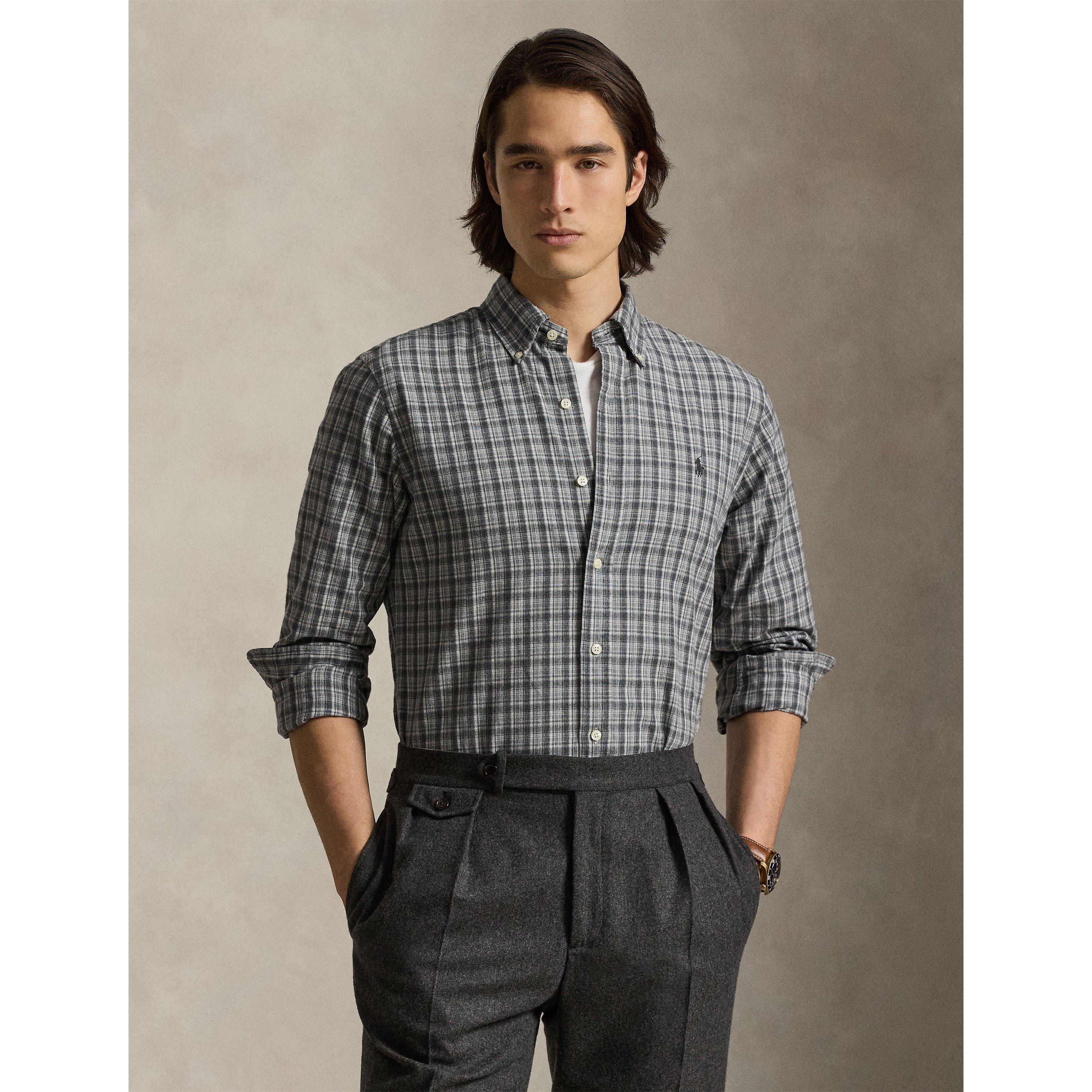 BrushOxf Long Sleeve Patterned Shirt