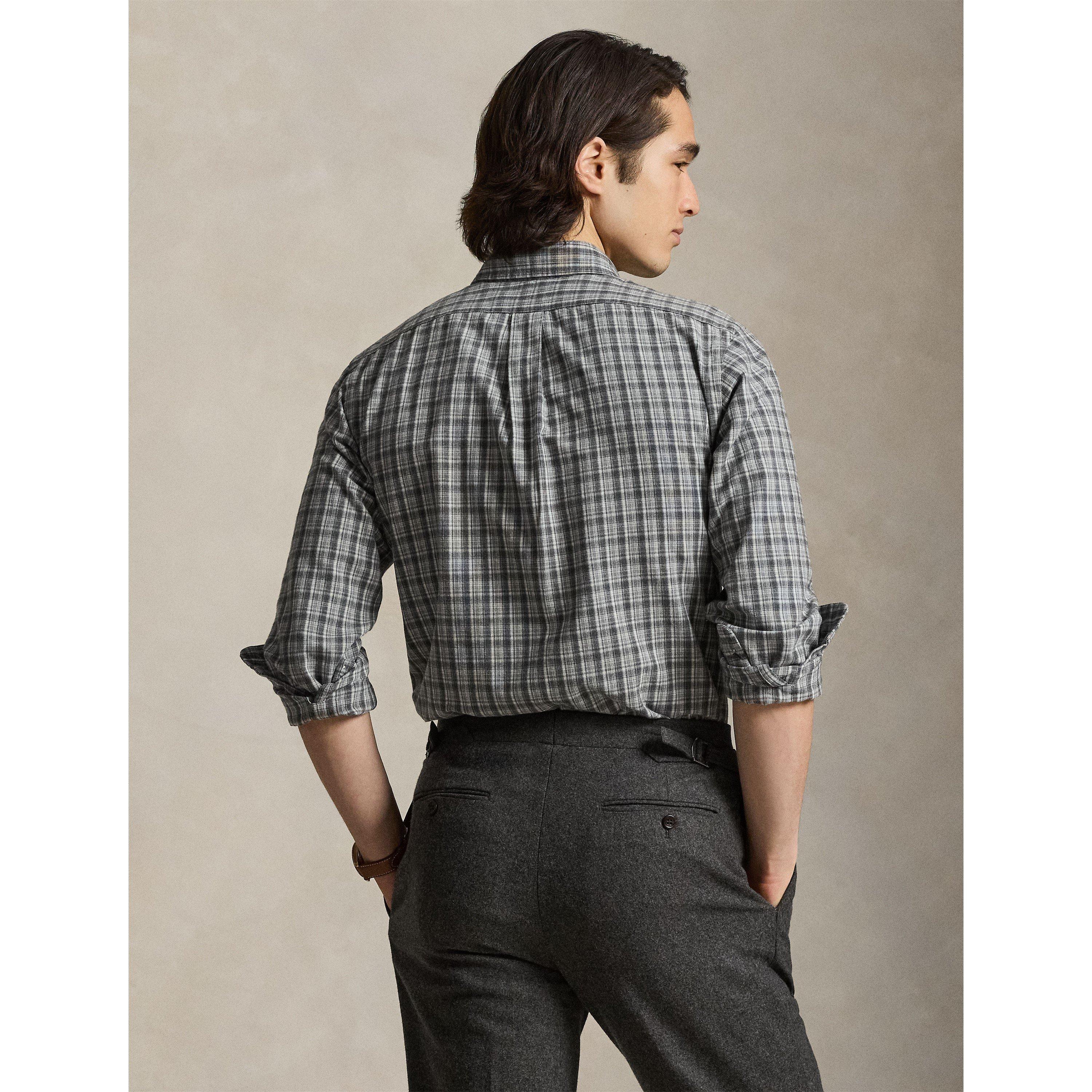 BrushOxf Long Sleeve Patterned Shirt