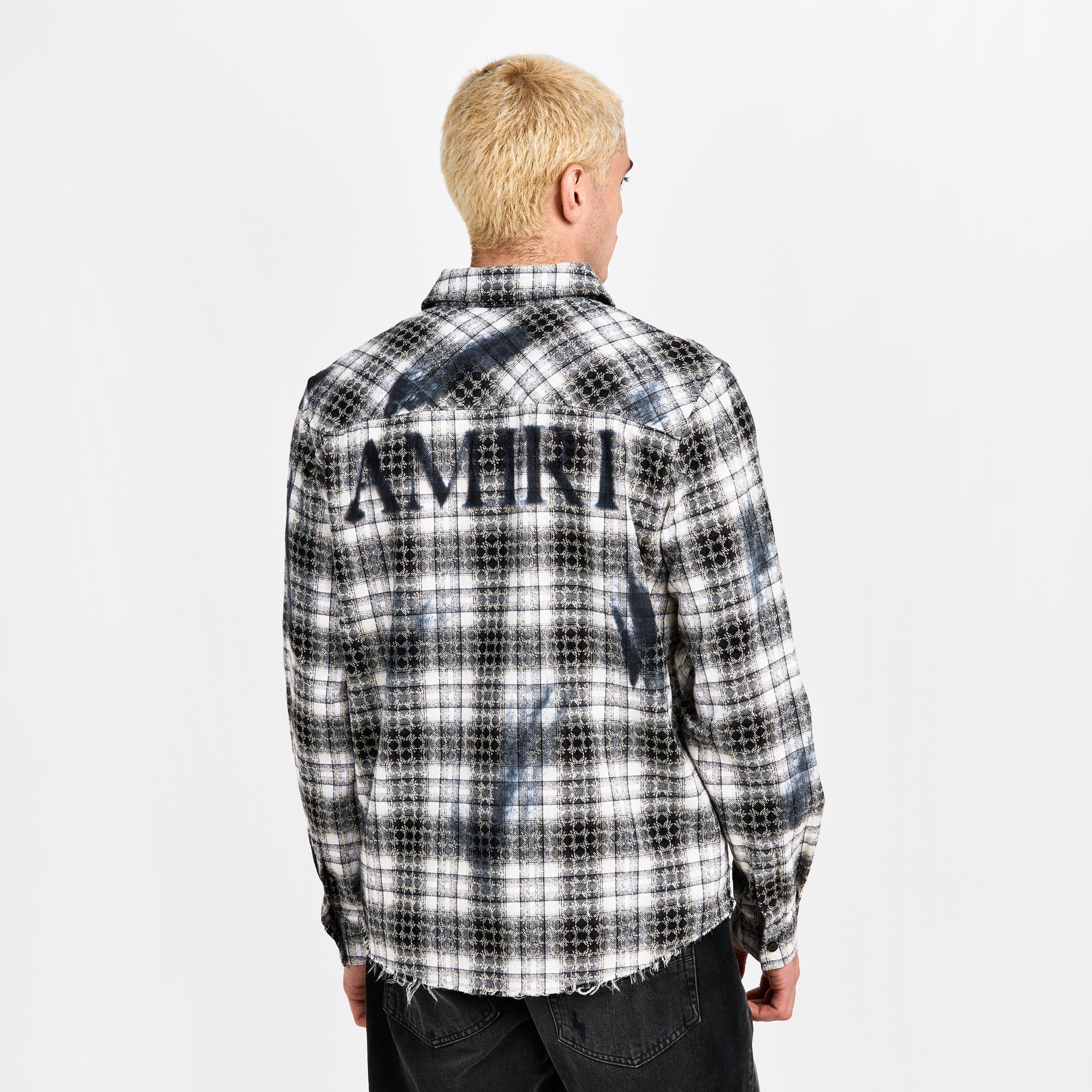 Patterned Long Sleeve Tailored Fit Shirt