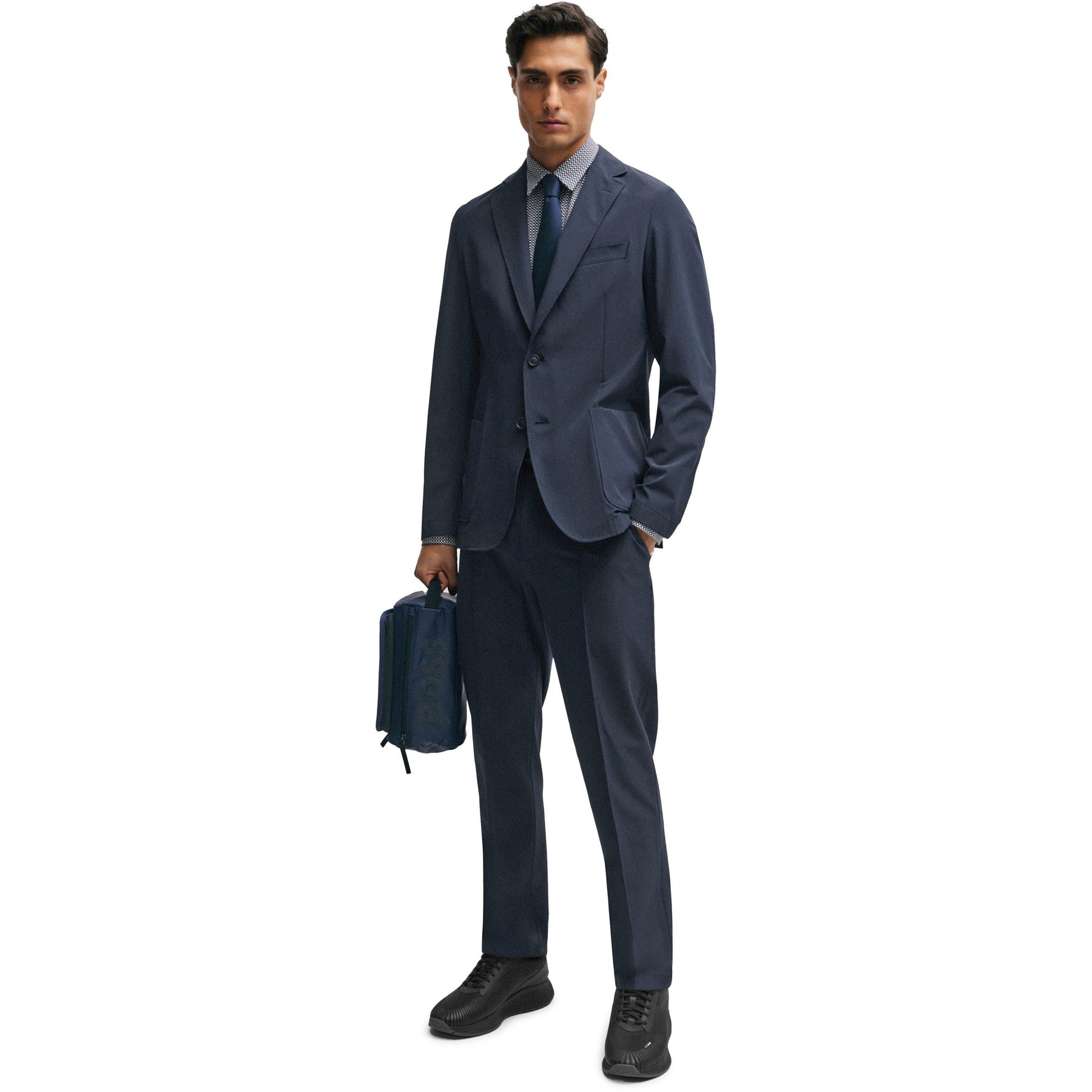 Men's P Roan Kent Patterned Long-Sleeve Shirt