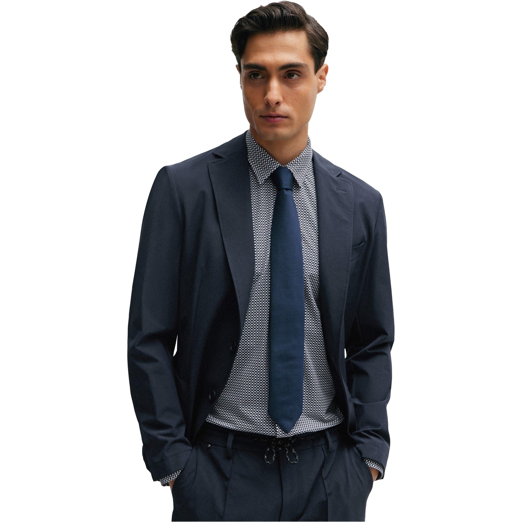 Men's P Roan Kent Patterned Long-Sleeve Shirt