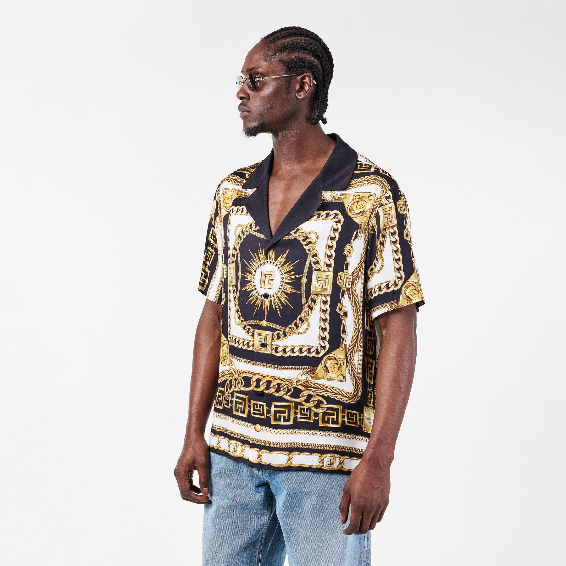 Balmain Print Shirt Sn53