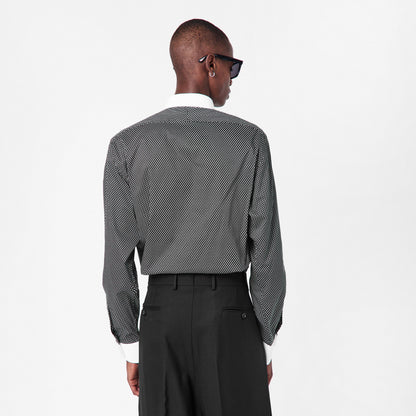 Diamond Long Sleeve Patterned Shirt