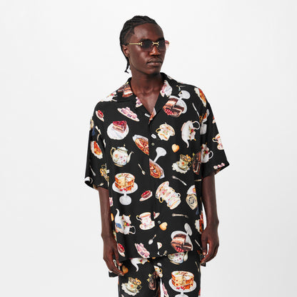 Short Sleeve Patterned Relaxed Fit Shirt