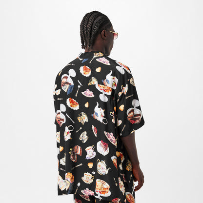 Short Sleeve Patterned Relaxed Fit Shirt