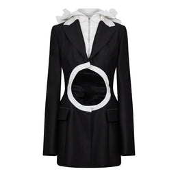 Suit Panelled Fitted Suit Jacket