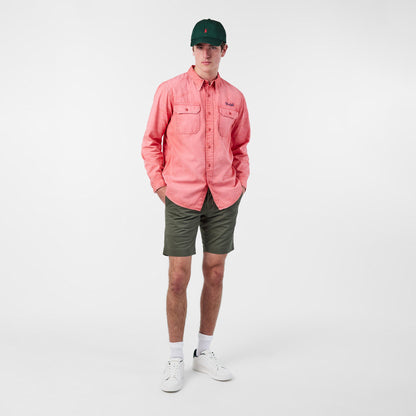 Men's Long-Sleeve Patterned Shirt
