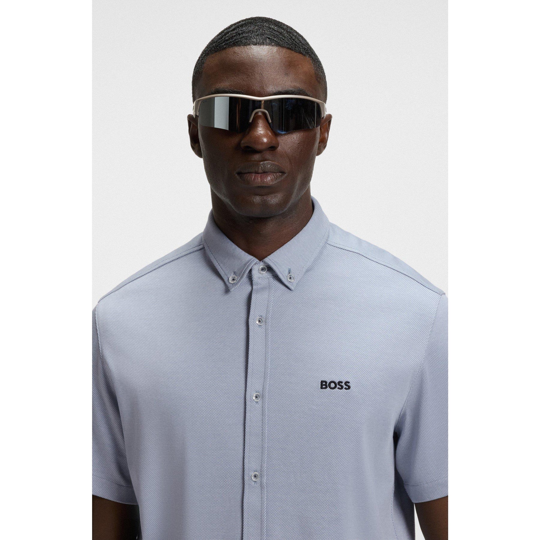 Men's HBG Motion S Plain Short-Sleeve Shirt