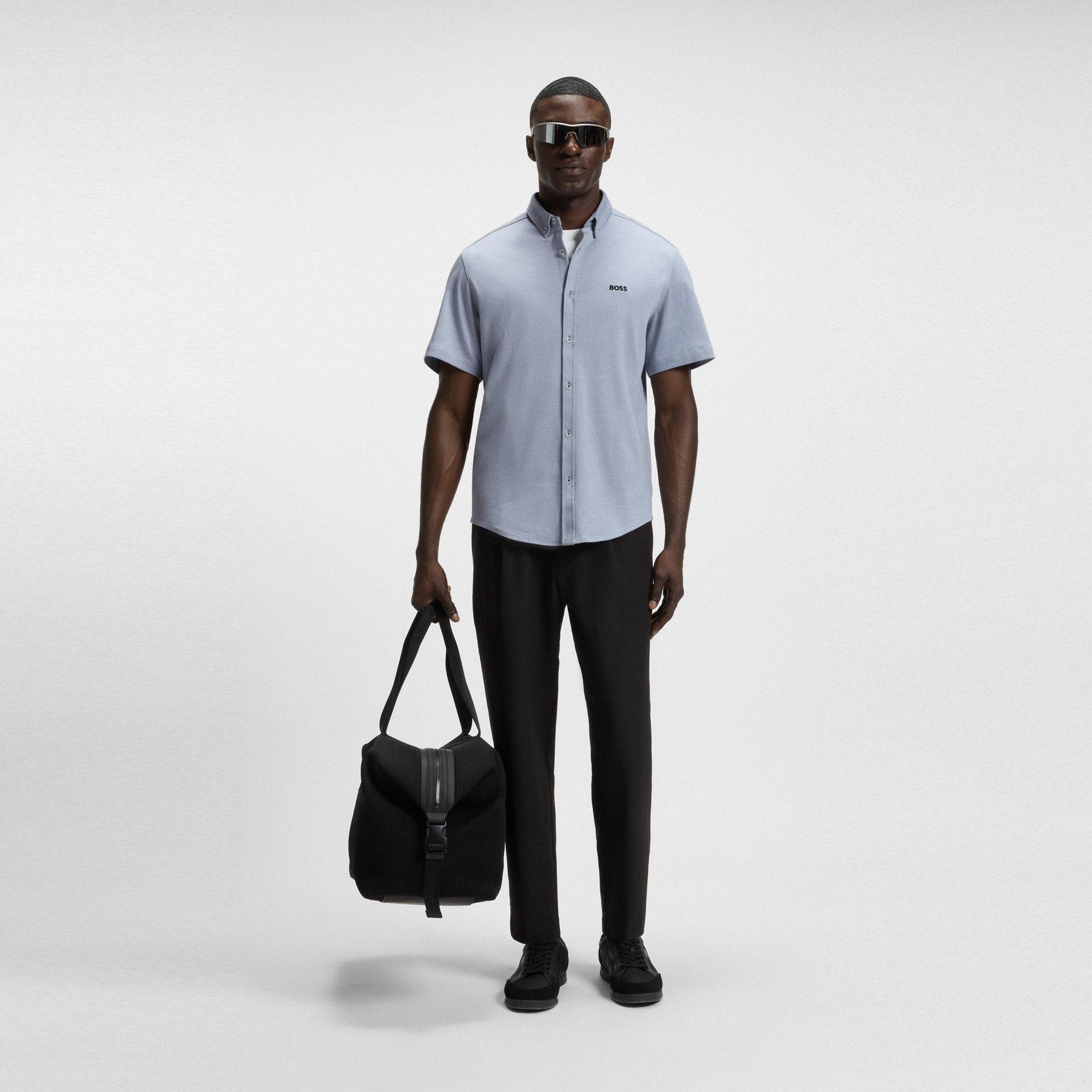 Men's HBG Motion S Plain Short-Sleeve Shirt