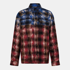 Men's Curve Long-Sleeve Patterned Shirt