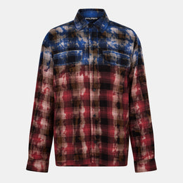 Curve Long Sleeve Patterned Relaxed Fit Shirt