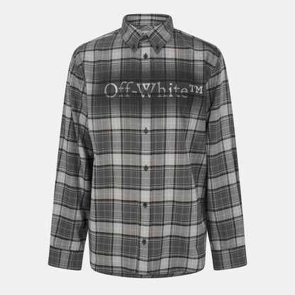 Spray Flannel Long Sleeve Patterned Shirt