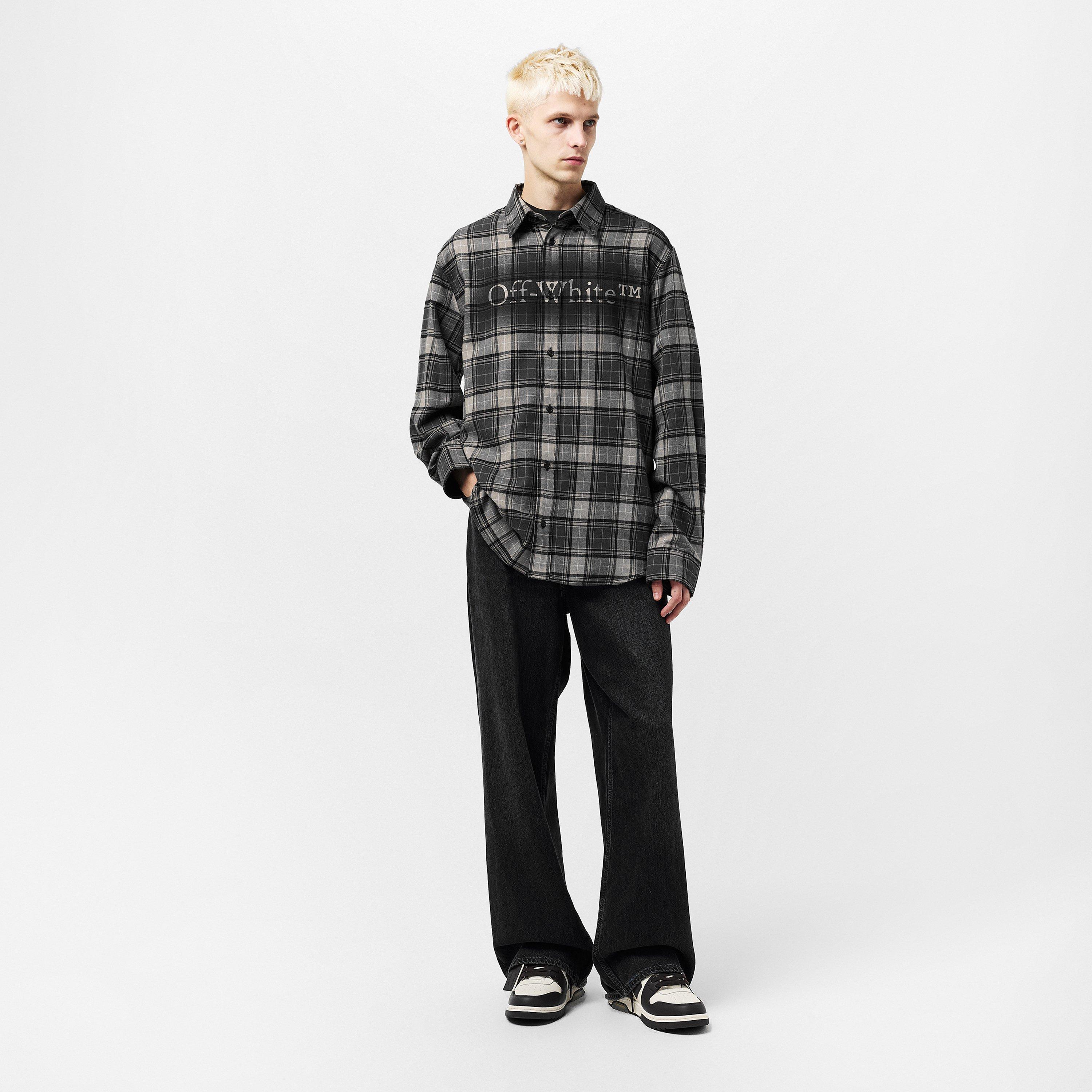 Spray Flannel Long Sleeve Patterned Shirt